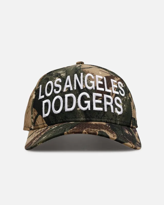 New Era Los Angeles Dodgers 'Bold' 9FORTY A-Frame Strapback Camo sold by Culture Kings
