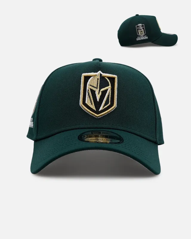 New Era Vegas Golden Knights 'Evergreen' 9FORTY A-Frame Snapback Dark Green sold by Culture Kings