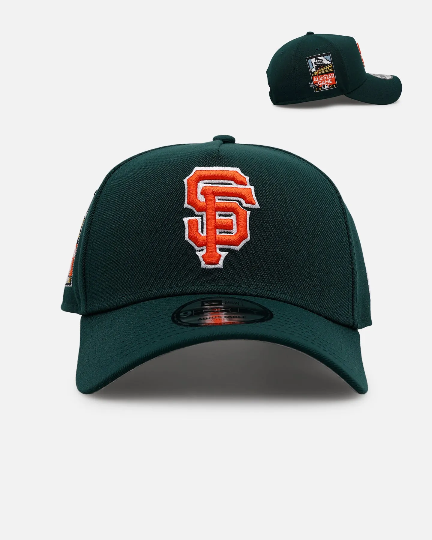 New Era San Francisco Giants 'Evergreen' 9FORTY A-Frame Snapback Dark Green sold by Culture Kings