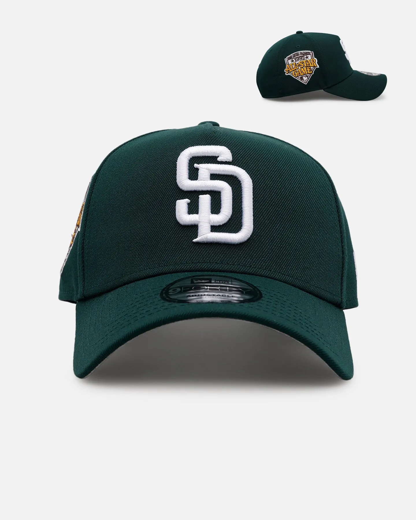 New Era San Diego Padres 'Evergreen' 9FORTY A-Frame Snapback Dark Green sold by Culture Kings
