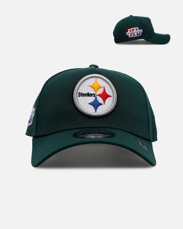 New Era Pittsburgh Steelers 'Evergreen' 9FORTY A-Frame Snapback Dark Green sold by Culture Kings