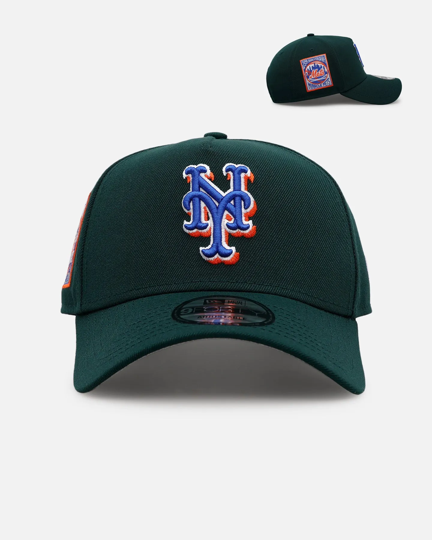 New Era New York Mets 'Evergreen' 9FORTY A-Frame Snapback Dark Green sold by Culture Kings