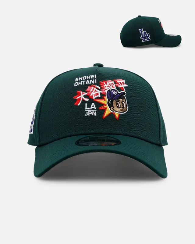 New Era Los Angeles Dodgers 'Evergreen' Ohtani 9FORTY A-Frame Snapback Dark Green sold by Culture Kings