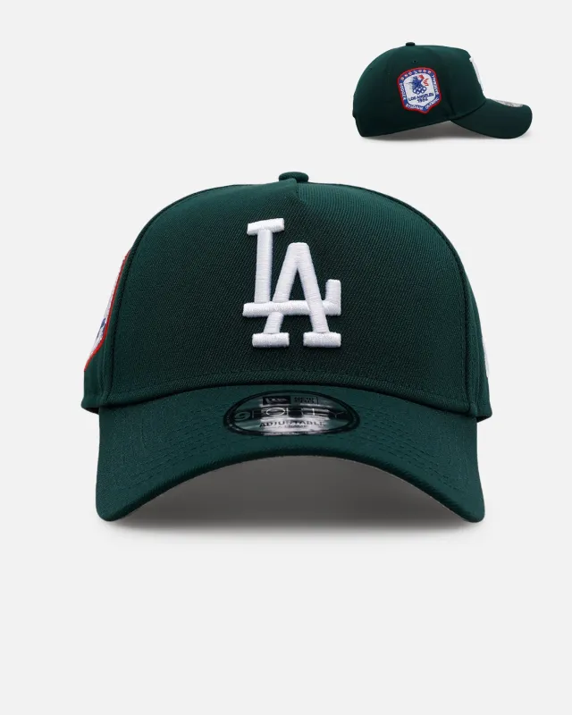 New Era Los Angeles Dodgers 'Evergreen' 9FORTY A-Frame Snapback Dark Green sold by Culture Kings