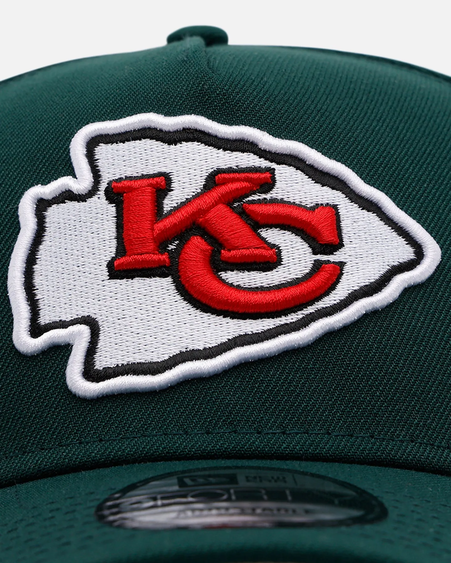 New Era Kansas City Chiefs 'Evergreen' 9FORTY A-Frame Snapback Dark Green sold by Culture Kings product image thumbnail 5