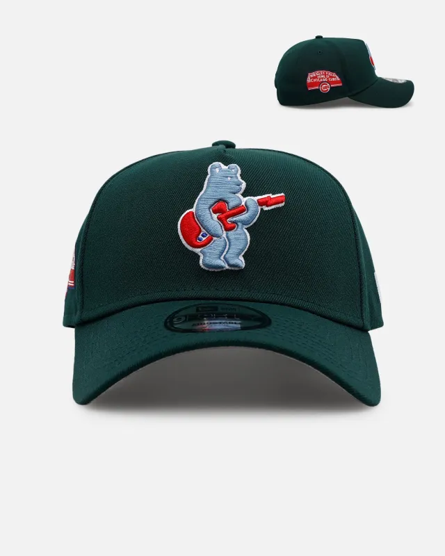 New Era Chicago Cubs 'Evergreen' 9FORTY A-Frame Snapback Dark Green sold by Culture Kings