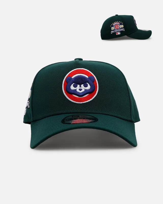 New Era Chicago Cubs 'Evergreen' 9FORTY A-Frame Snapback Dark Green sold by Culture Kings