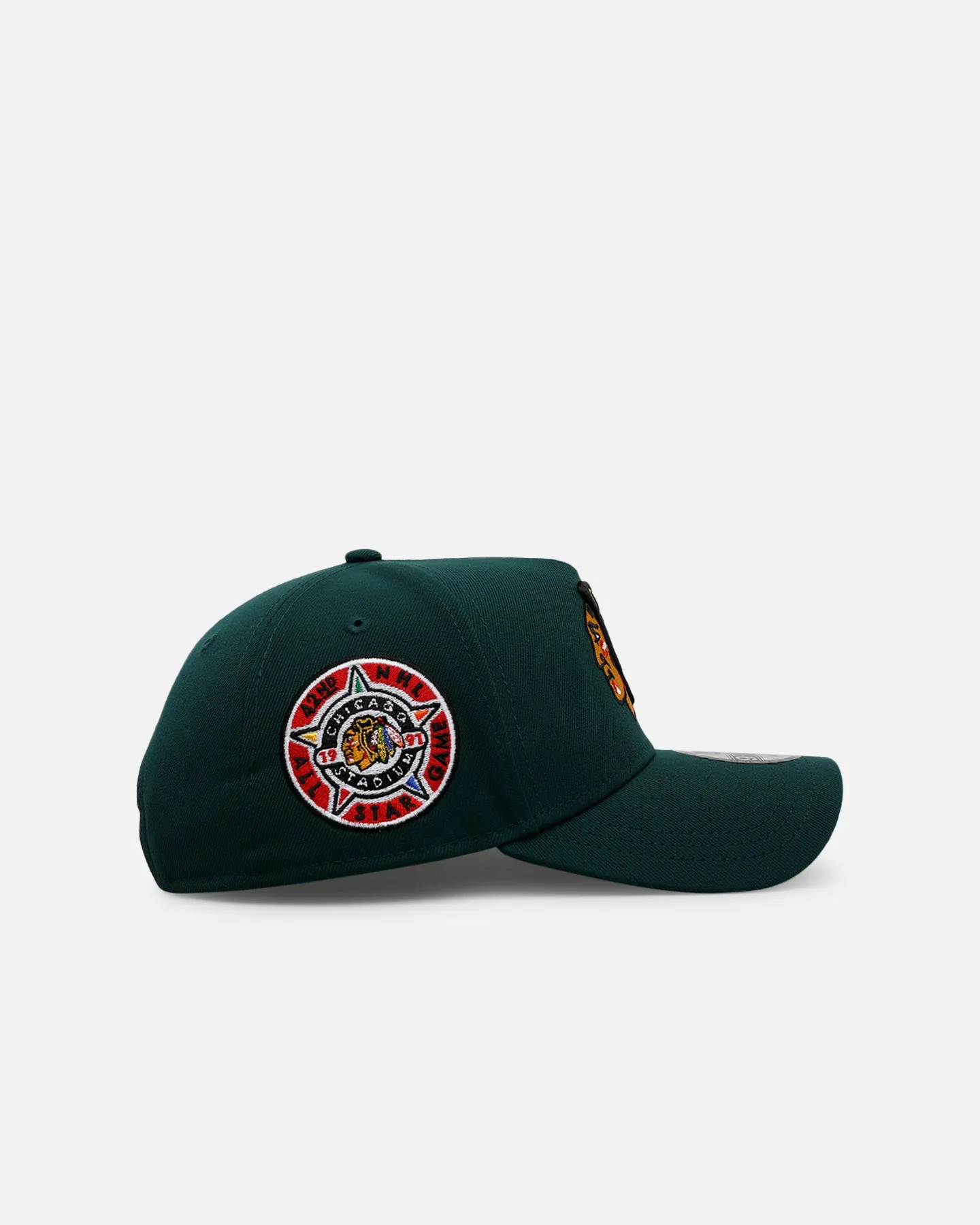 New Era Chicago Blackhawks 'Evergreen' 9FORTY A-Frame Snapback Dark Green sold by Culture Kings product image thumbnail 3