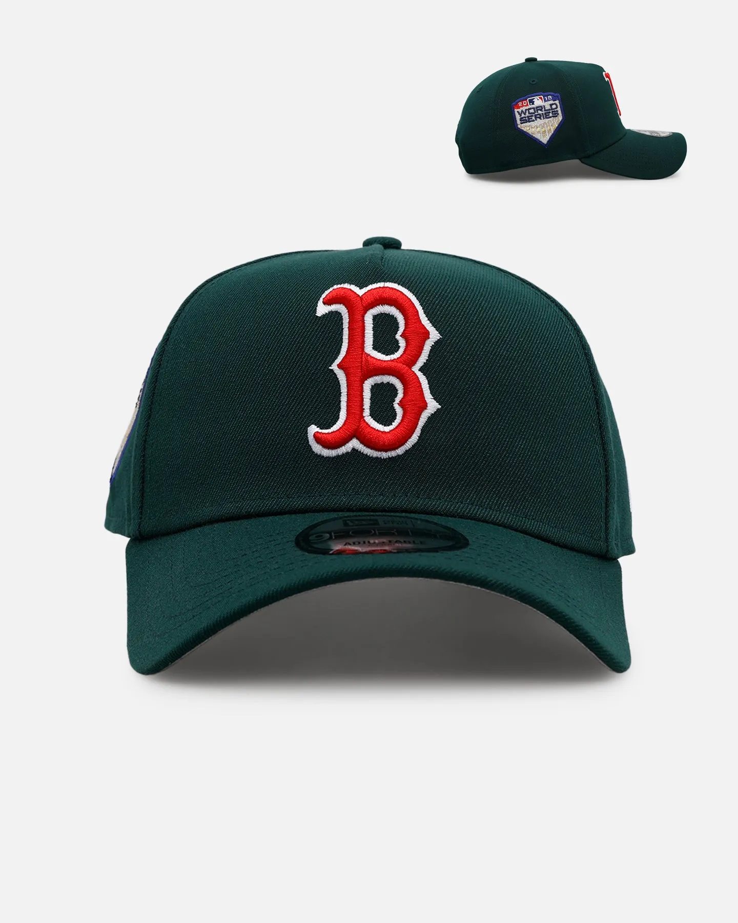 New Era Boston Red Sox 'Evergreen' 9FORTY A-Frame Snapback Dark Green sold by Culture Kings