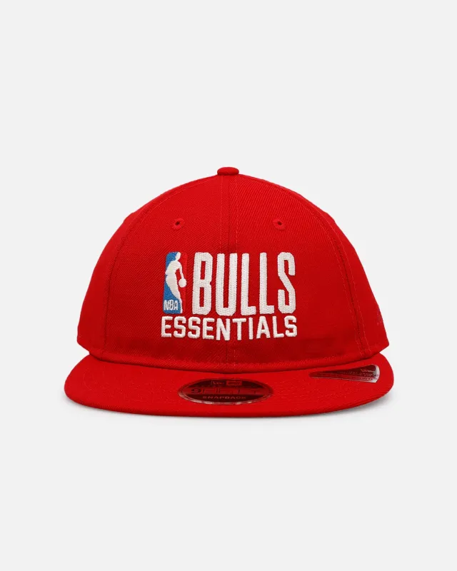 New Era Chicago Bulls 'Fear Of God x NBA' 9FIFTY Retro Crown Snapback Red sold by Culture Kings