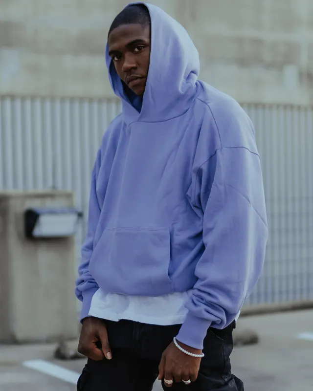 MNML Double Layer Hoodie Purple sold by Culture Kings