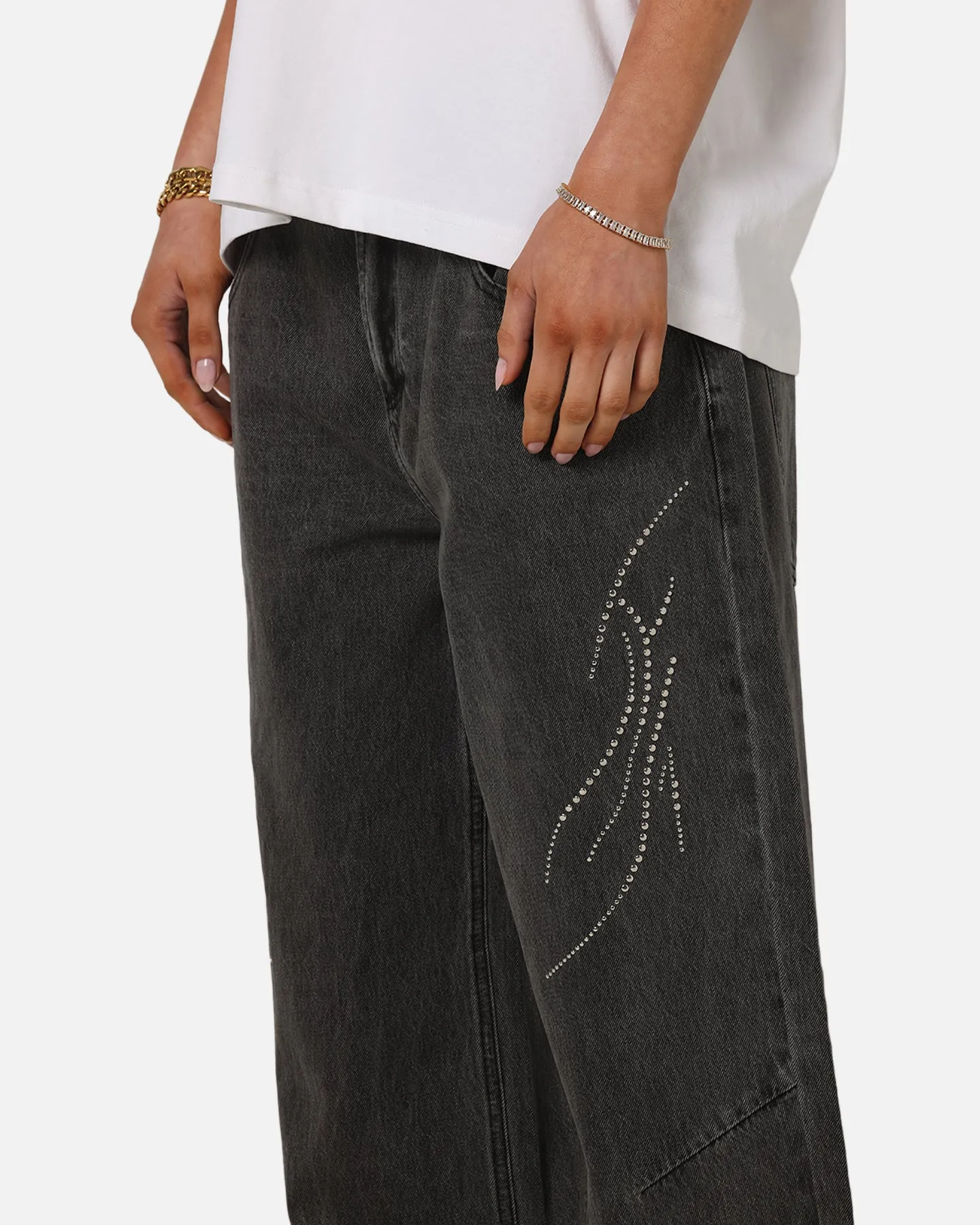 Saint Morta Amplus Sanctified Jeans Aged Grey sold by Culture Kings product image thumbnail 3