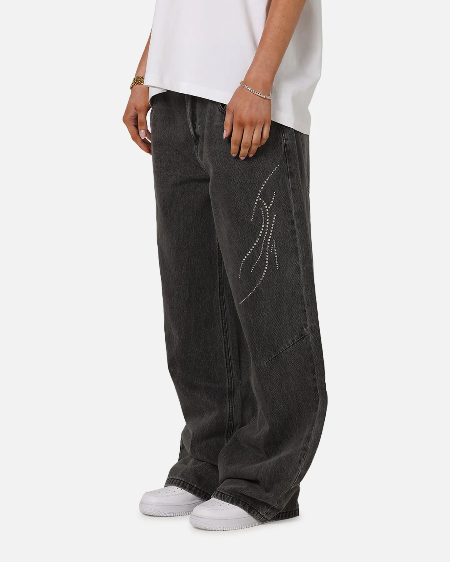 Saint Morta Amplus Sanctified Jeans Aged Grey sold by Culture Kings