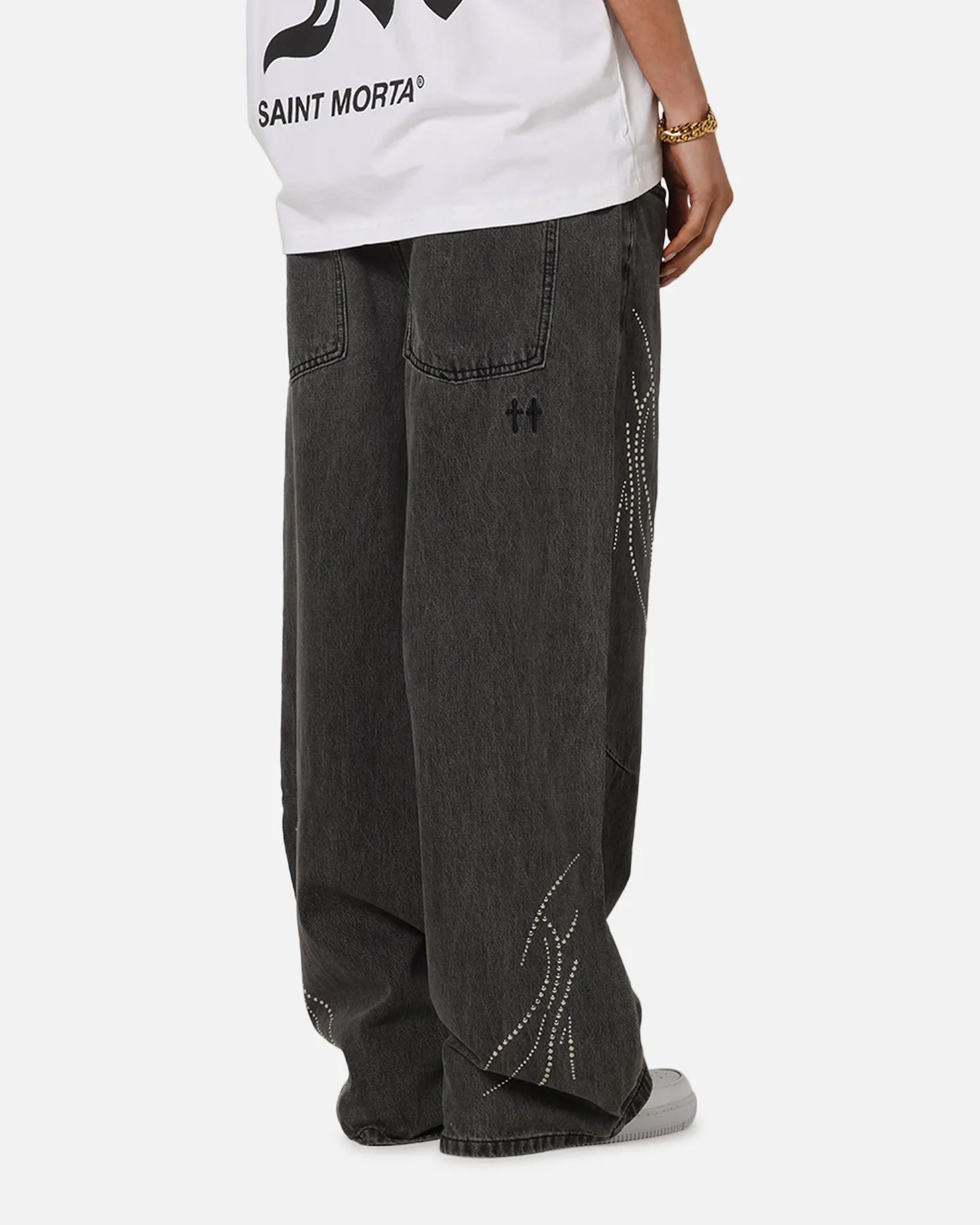 Saint Morta Amplus Sanctified Jeans Aged Grey sold by Culture Kings product image thumbnail 5