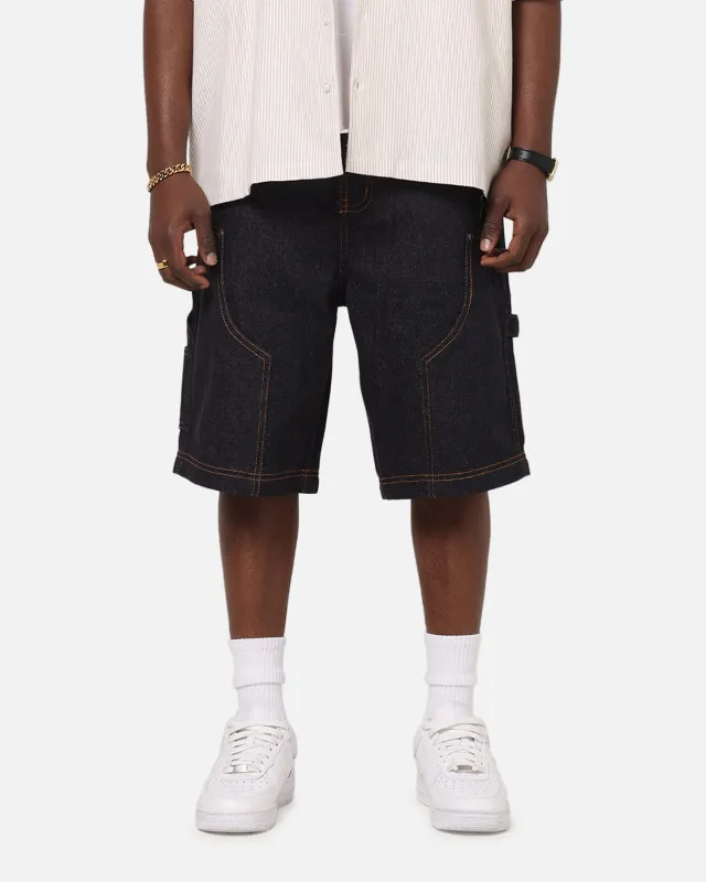 Carre Work Jorts Dark Washed Indigo sold by Culture Kings