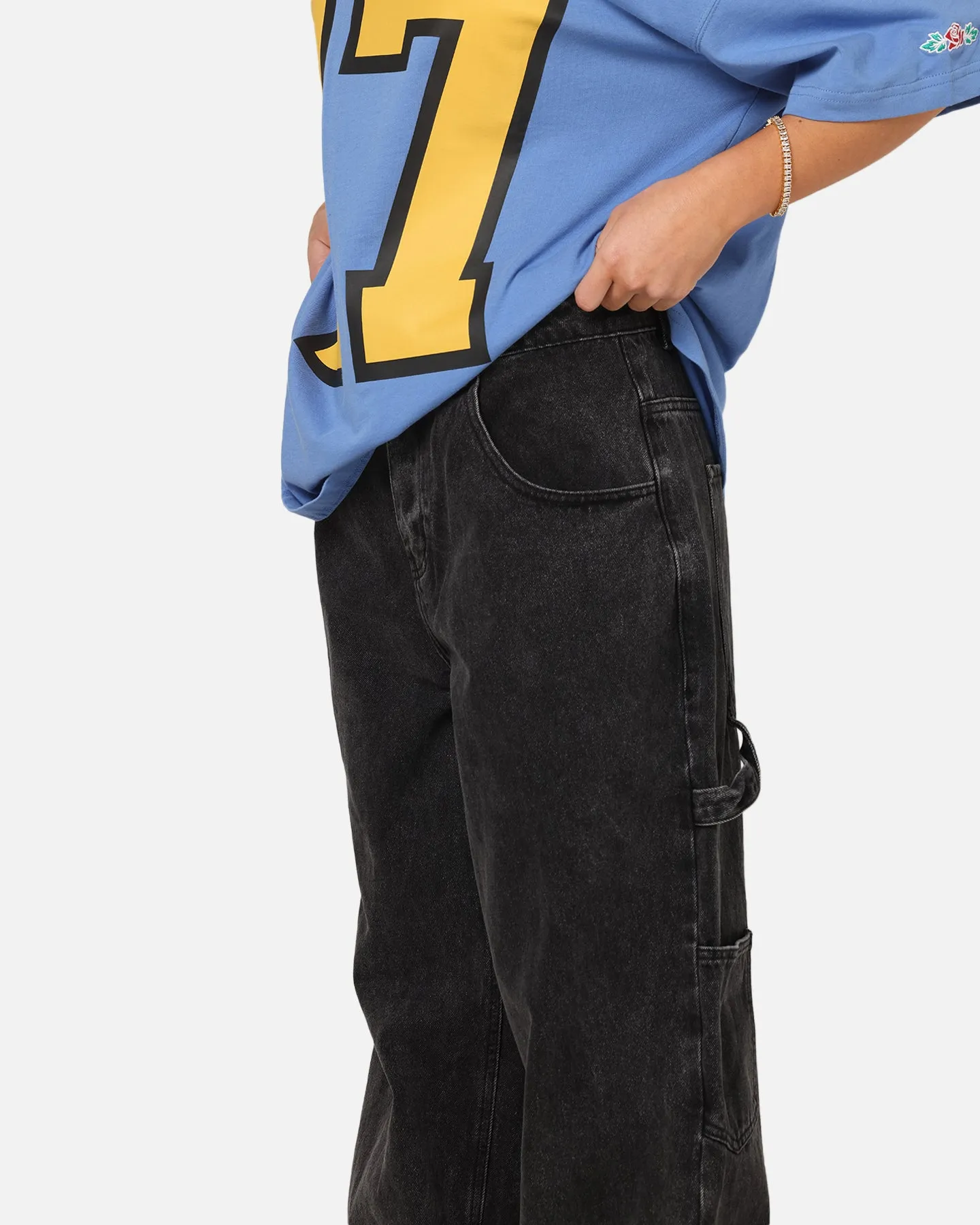 Carre Baggy Carpenter Jeans Black sold by Culture Kings product image thumbnail 4