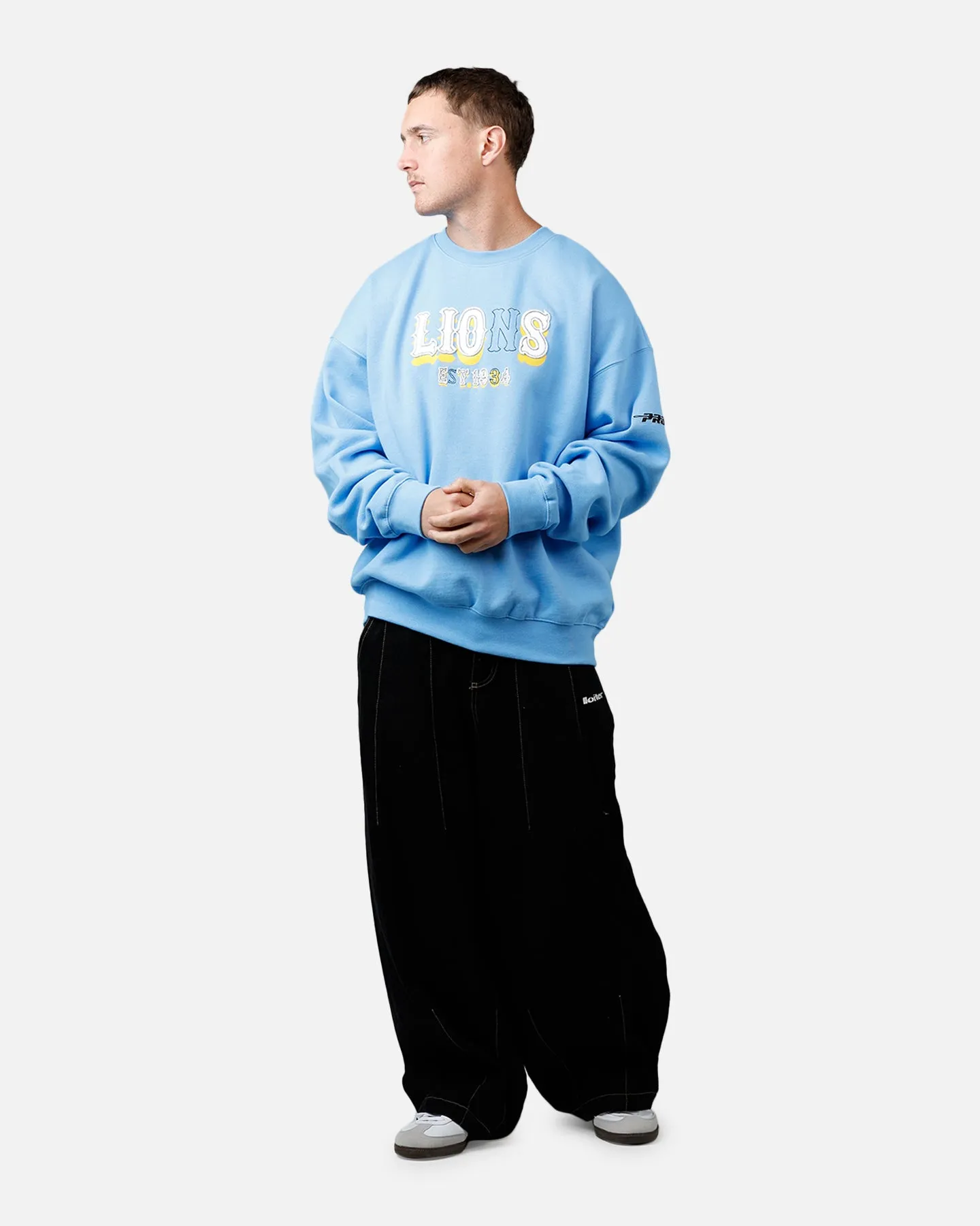 Pro Standard Detroit Lions Kickoff Crewneck Light Blue sold by Culture Kings product image thumbnail 3