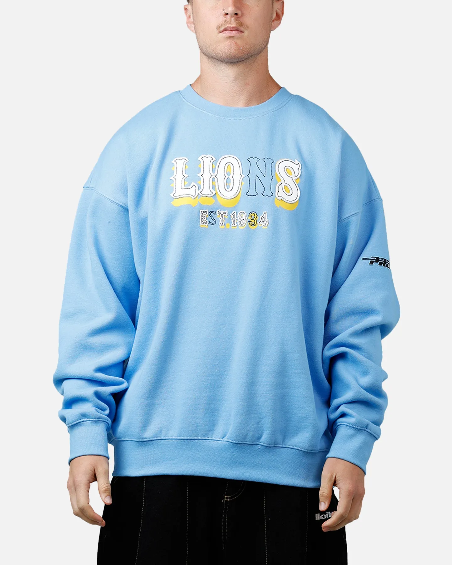 Pro Standard Detroit Lions Kickoff Crewneck Light Blue sold by Culture Kings product image thumbnail 2