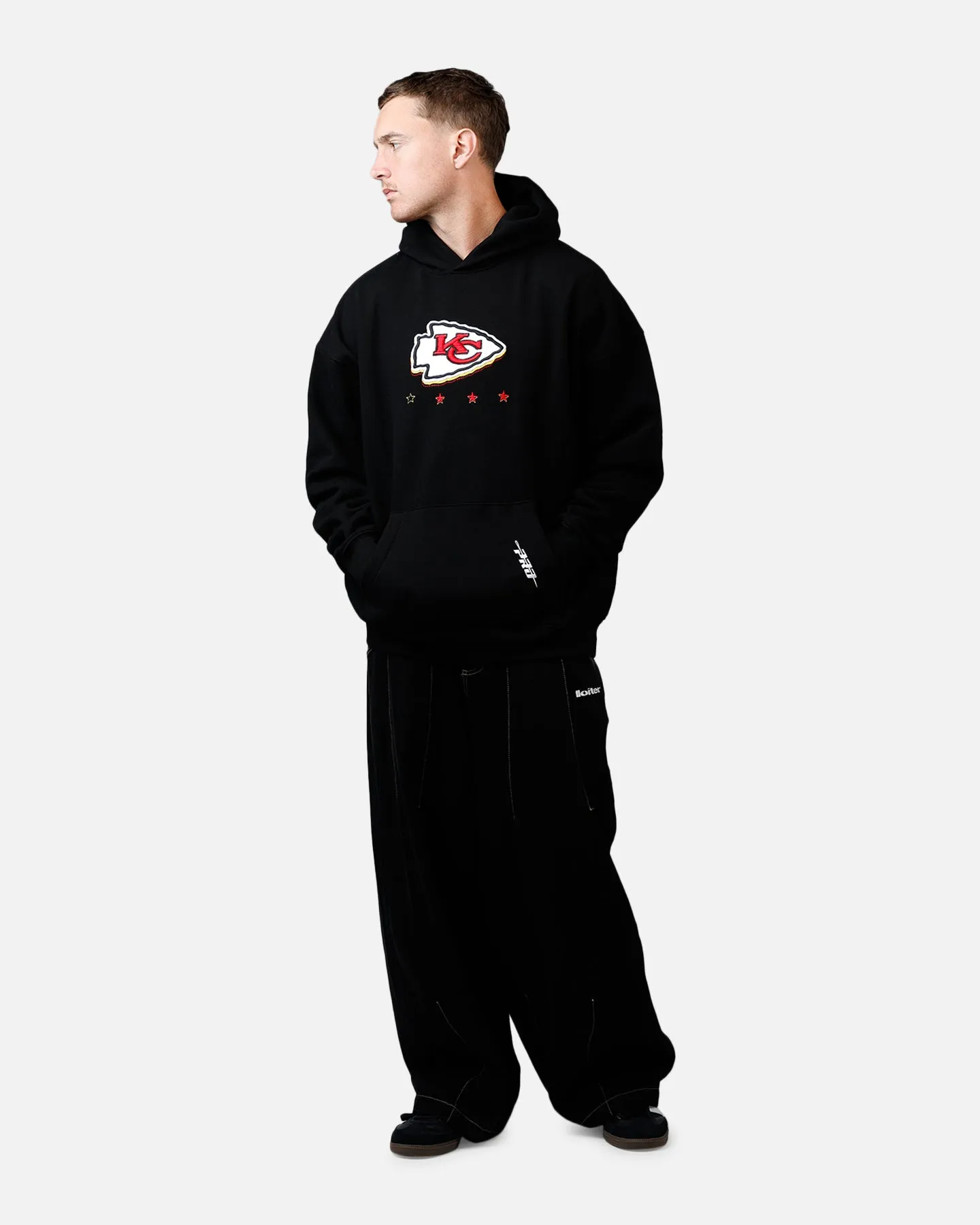 Pro Standard Kansas City Chiefs Kickoff Hoodie Black/Red sold by Culture Kings product image thumbnail 3
