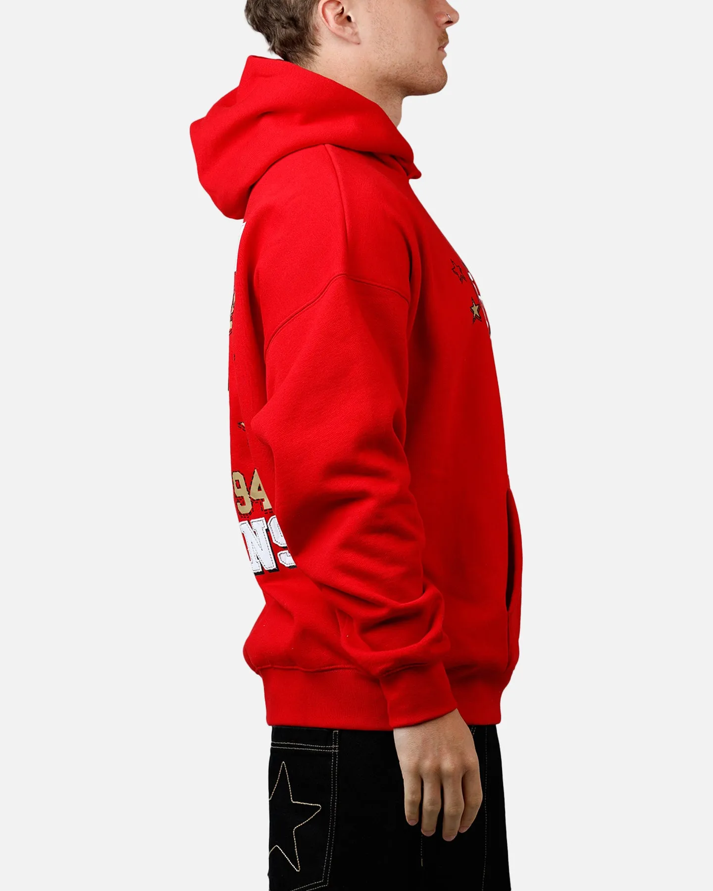 Pro Standard San Francisco 49ers Kickoff Hoodie Red sold by Culture Kings product image thumbnail 4
