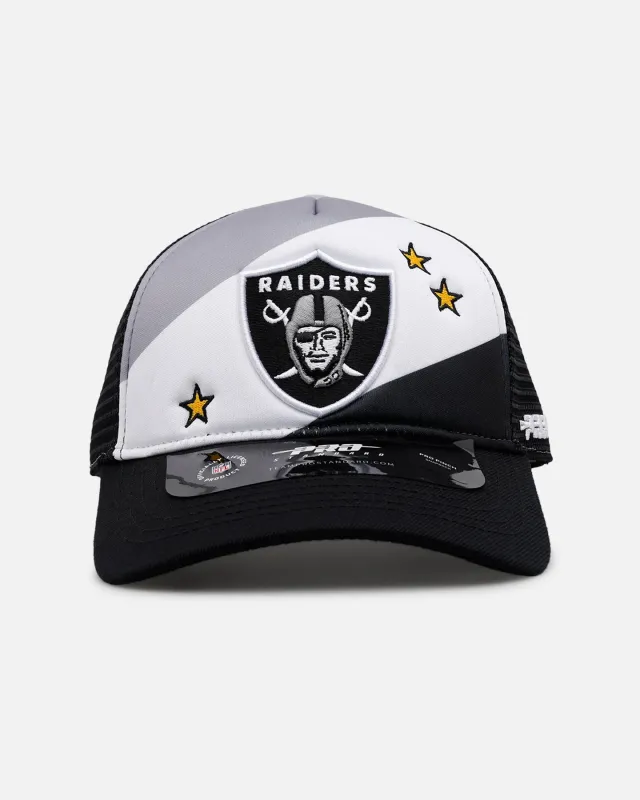 Pro Standard Las Vegas Raiders 'NFL Kickoff' Trucker Snapback Grey made by Culture Kings