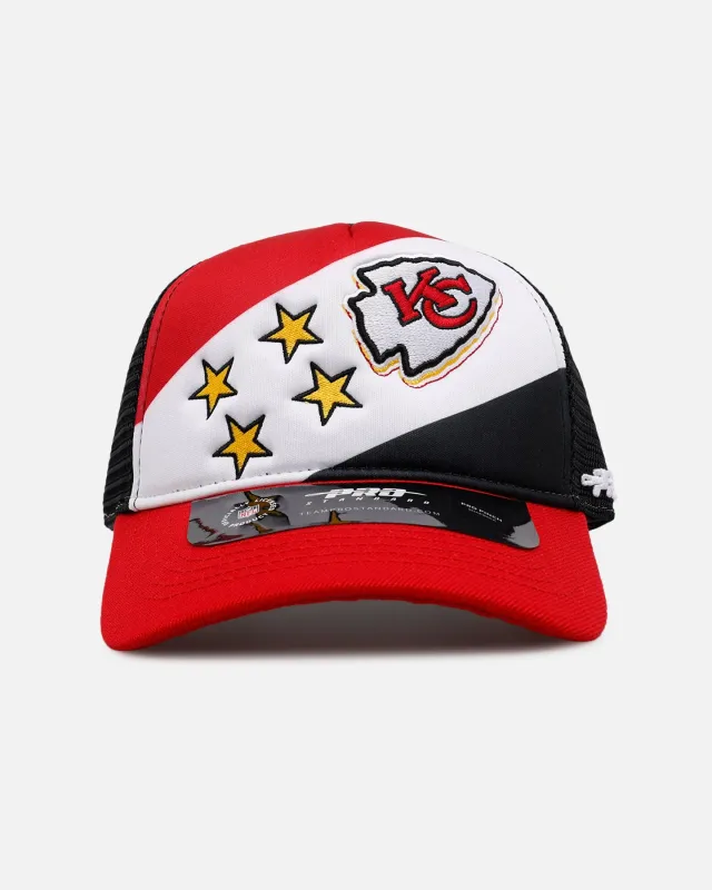 Pro Standard Kansas City Chiefs 'NFL Kickoff' Trucker Snapback Black/Red sold by Culture Kings