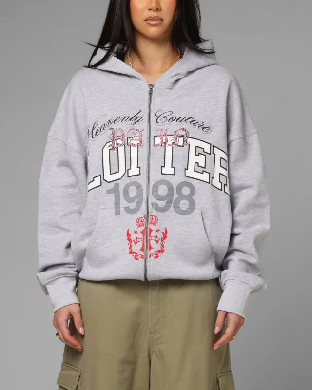 Loiter Drop Out Zip Hoodie Grey sold by Culture Kings