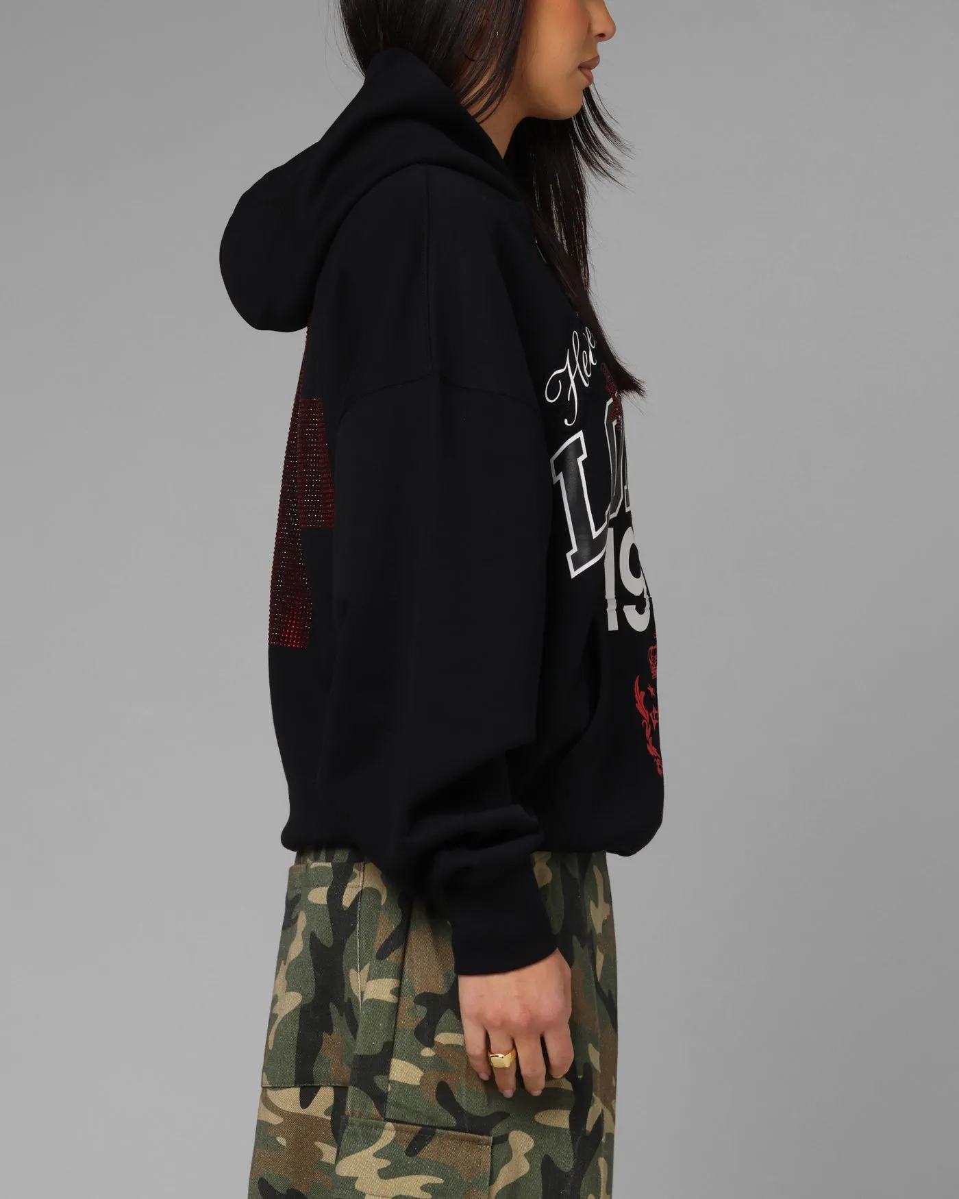 Loiter Drop Out Zip Hoodie Black sold by Culture Kings product image thumbnail 5