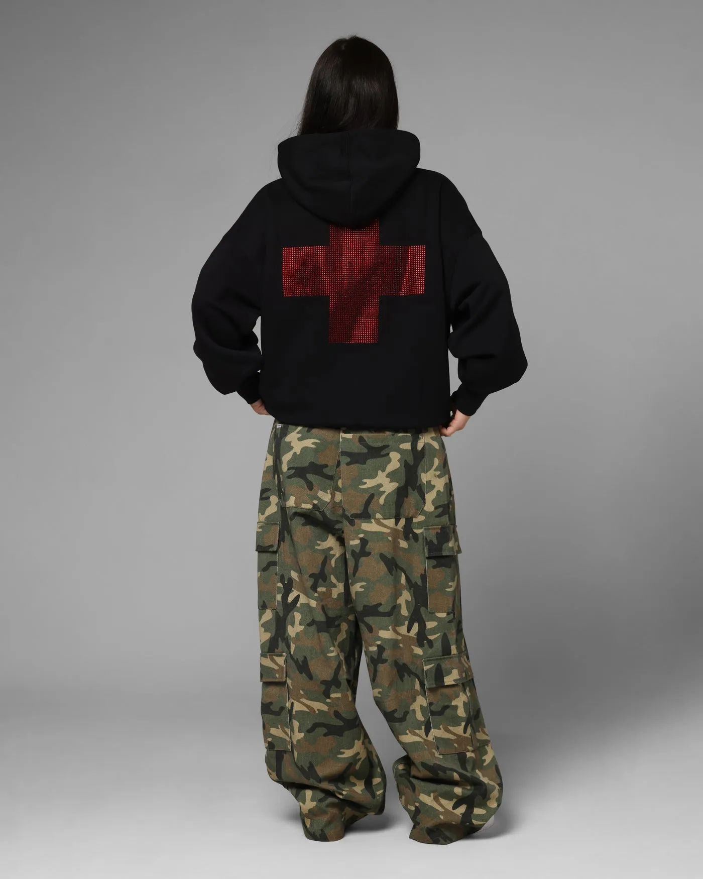 Loiter Drop Out Zip Hoodie Black sold by Culture Kings product image thumbnail 4