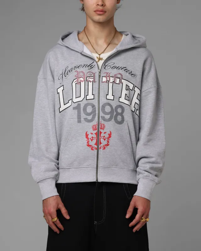 Loiter Drop Out Zip Hoodie Grey sold by Culture Kings