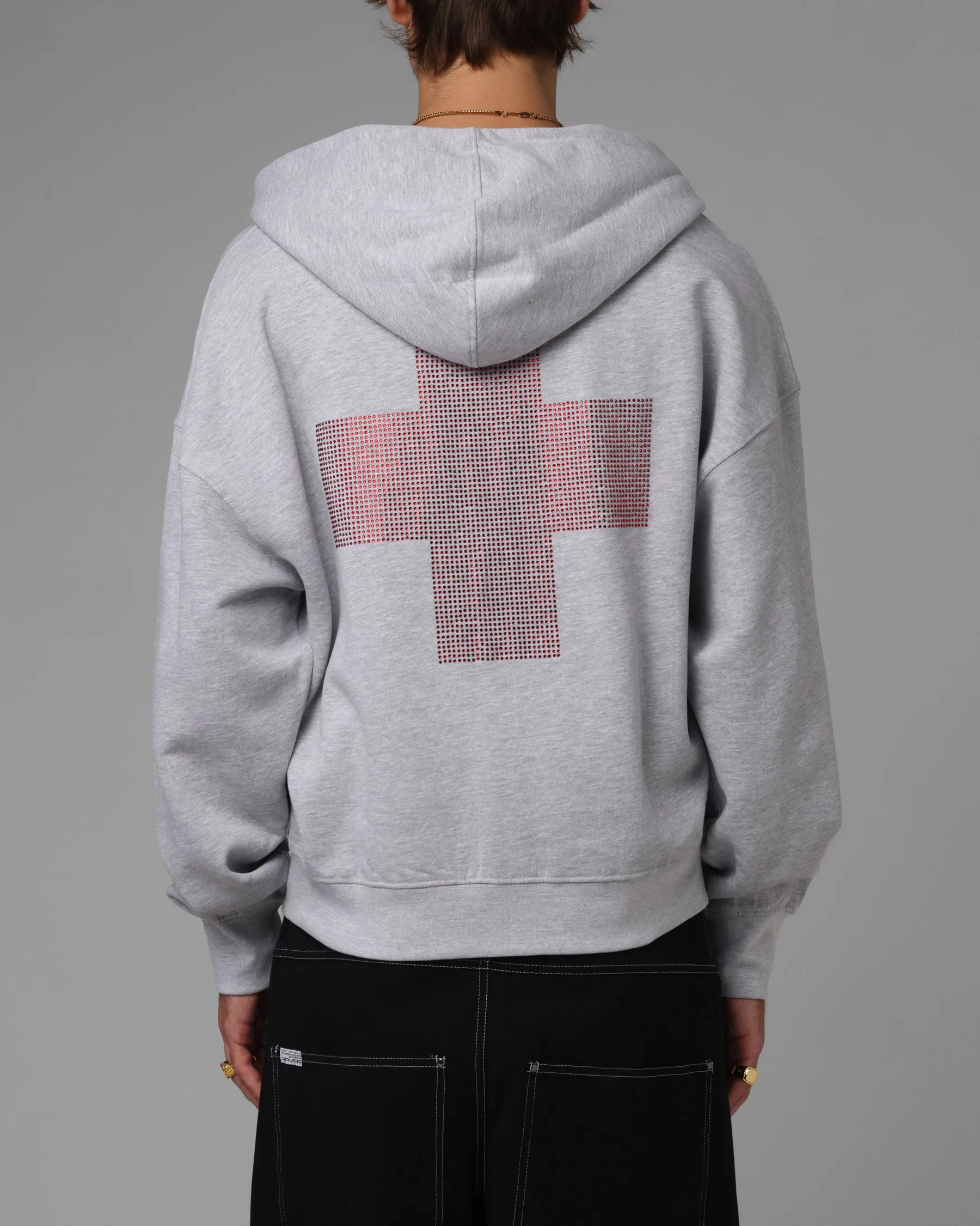 Loiter Drop Out Zip Hoodie Grey sold by Culture Kings product image thumbnail 2