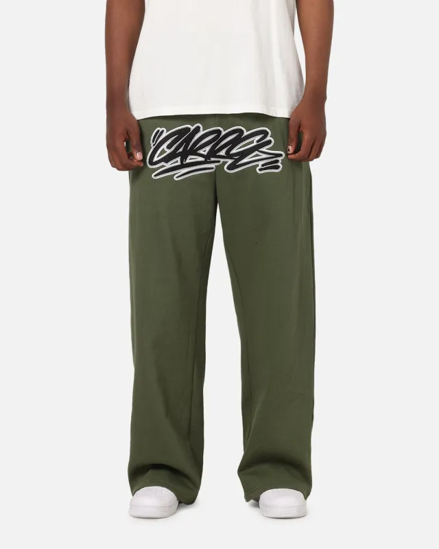 Carre Terrace Trackpants Olive sold by Culture Kings