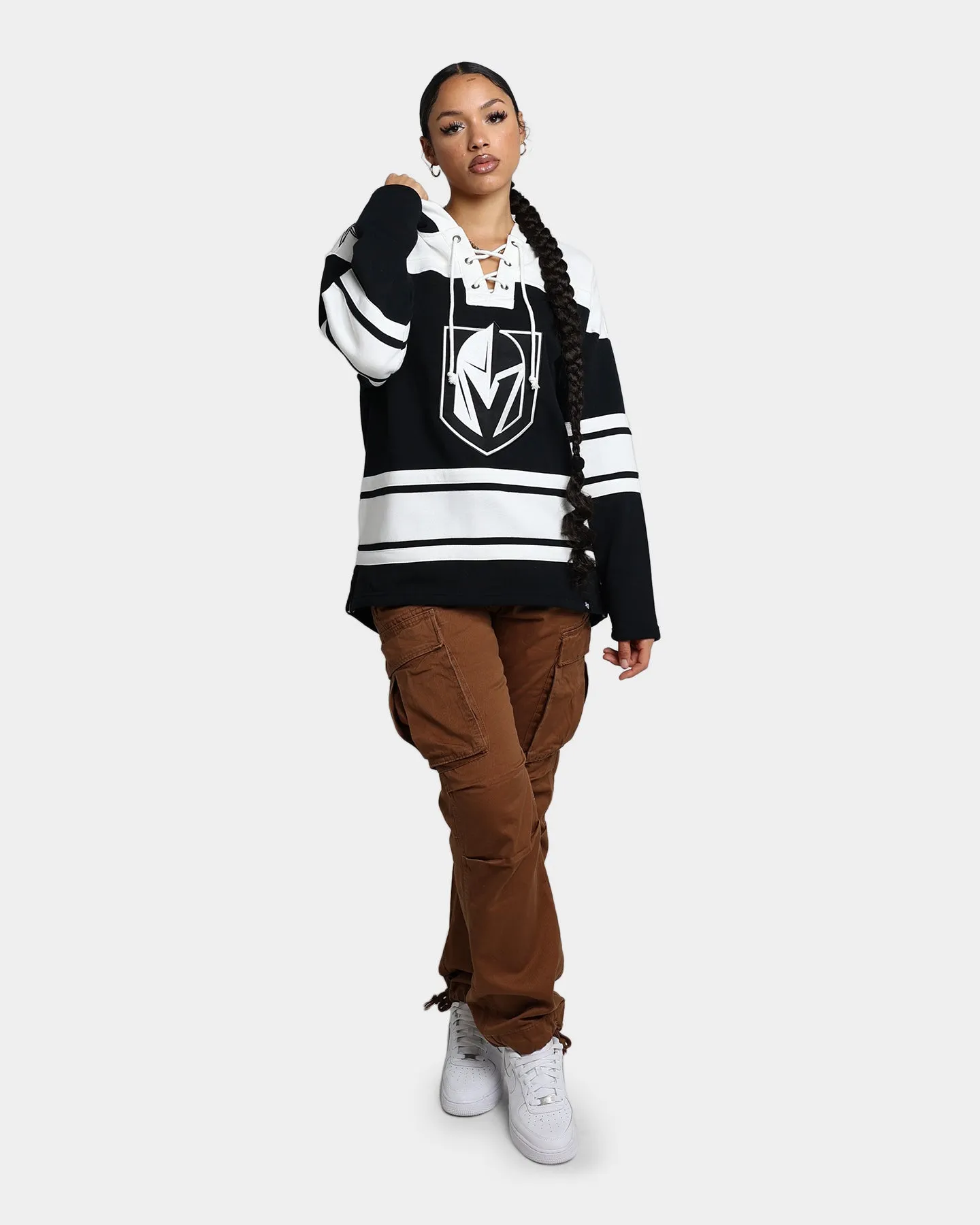 47 Brand Vegas Golden Knights Superior Lacer Hoodie Jet Black sold by Culture Kings product image thumbnail 2
