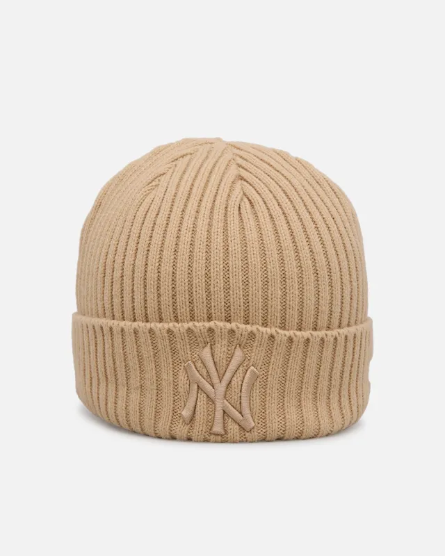 New Era New York Yankees 'Color Pack' Beanie Tan sold by Culture Kings