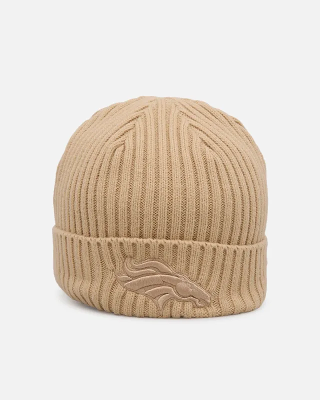 New Era Denver Broncos 'Color Pack' Beanie Tan sold by Culture Kings