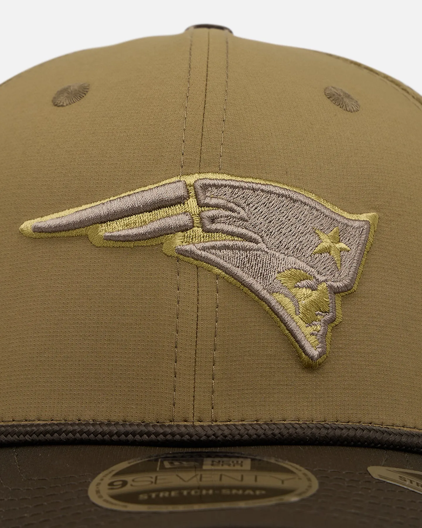 New Era New England Patriots 'Salute' 9SEVENTY Snapback Olive sold by Culture Kings product image thumbnail 5