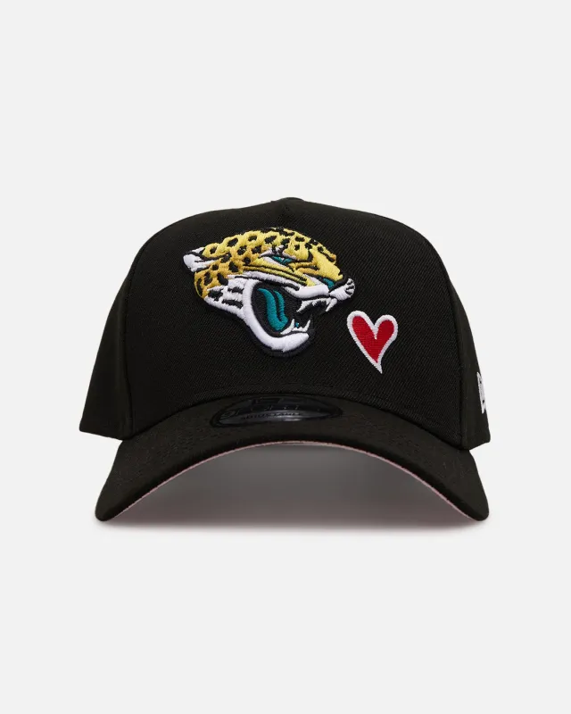 New Era Jacksonville Jaguars 'Team Color Hearts' 9FORTY A-Frame Snapback Official Team Color sold by Culture Kings