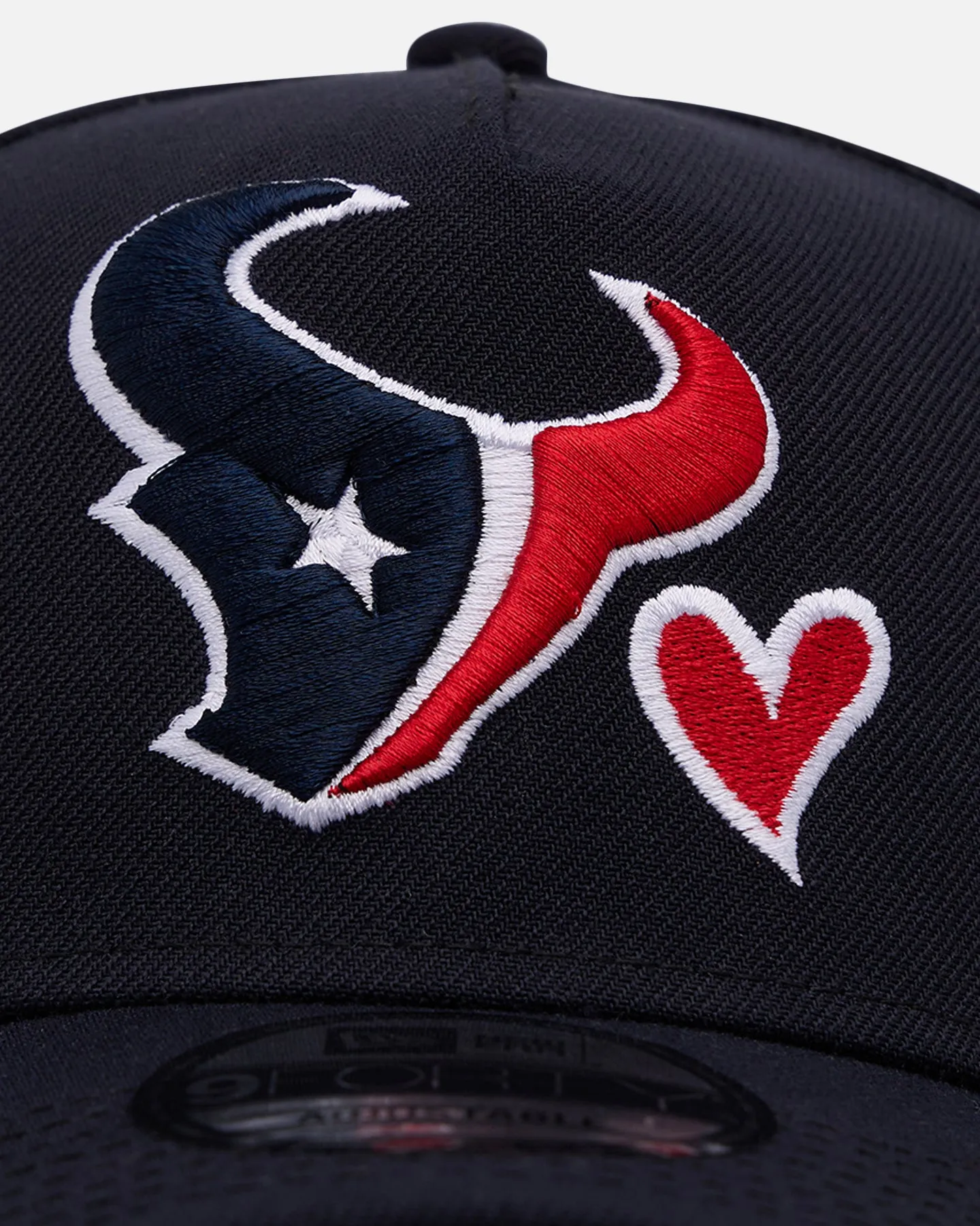 New Era Houston Texans 'Team Color Hearts' 9FORTY A-Frame Snapback Official Team Color sold by Culture Kings product image thumbnail 5