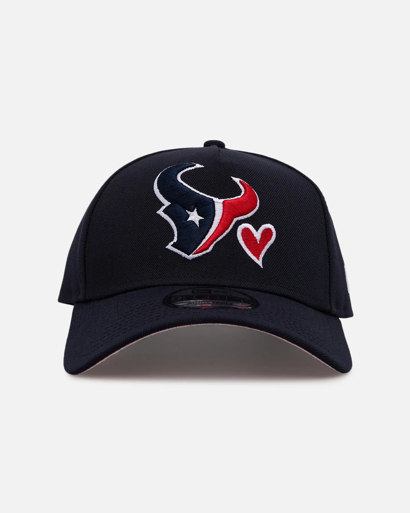 New Era Houston Texans 'Team Color Hearts' 9FORTY A-Frame Snapback Official Team Color sold by Culture Kings