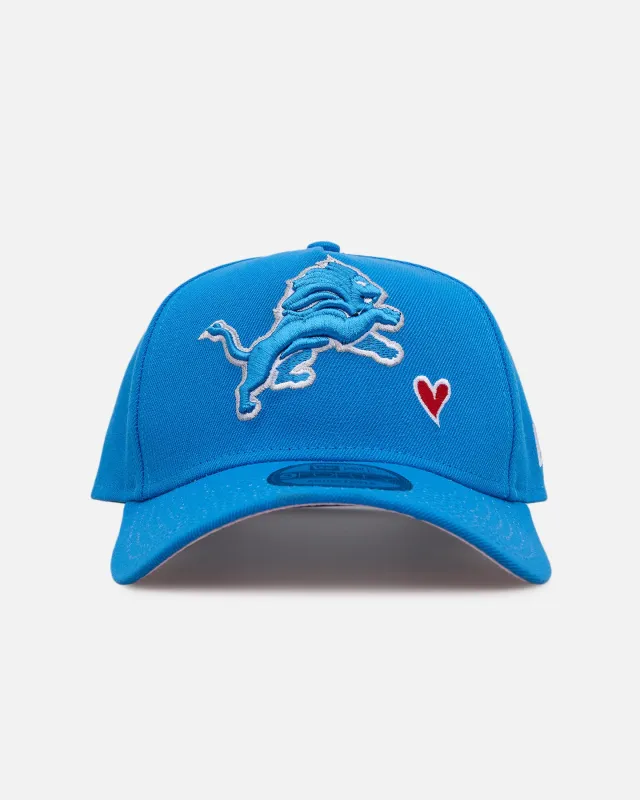New Era Detroit Lions 'Team Color Hearts' 9FORTY A-Frame Snapback Official Team Color sold by Culture Kings
