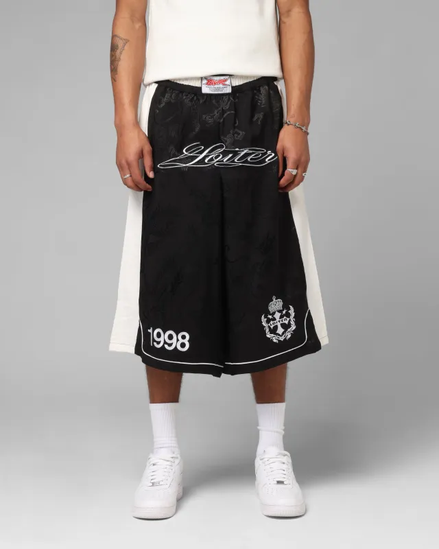 Loiter Fight Club 3 Quarter Shorts Black made by Culture Kings