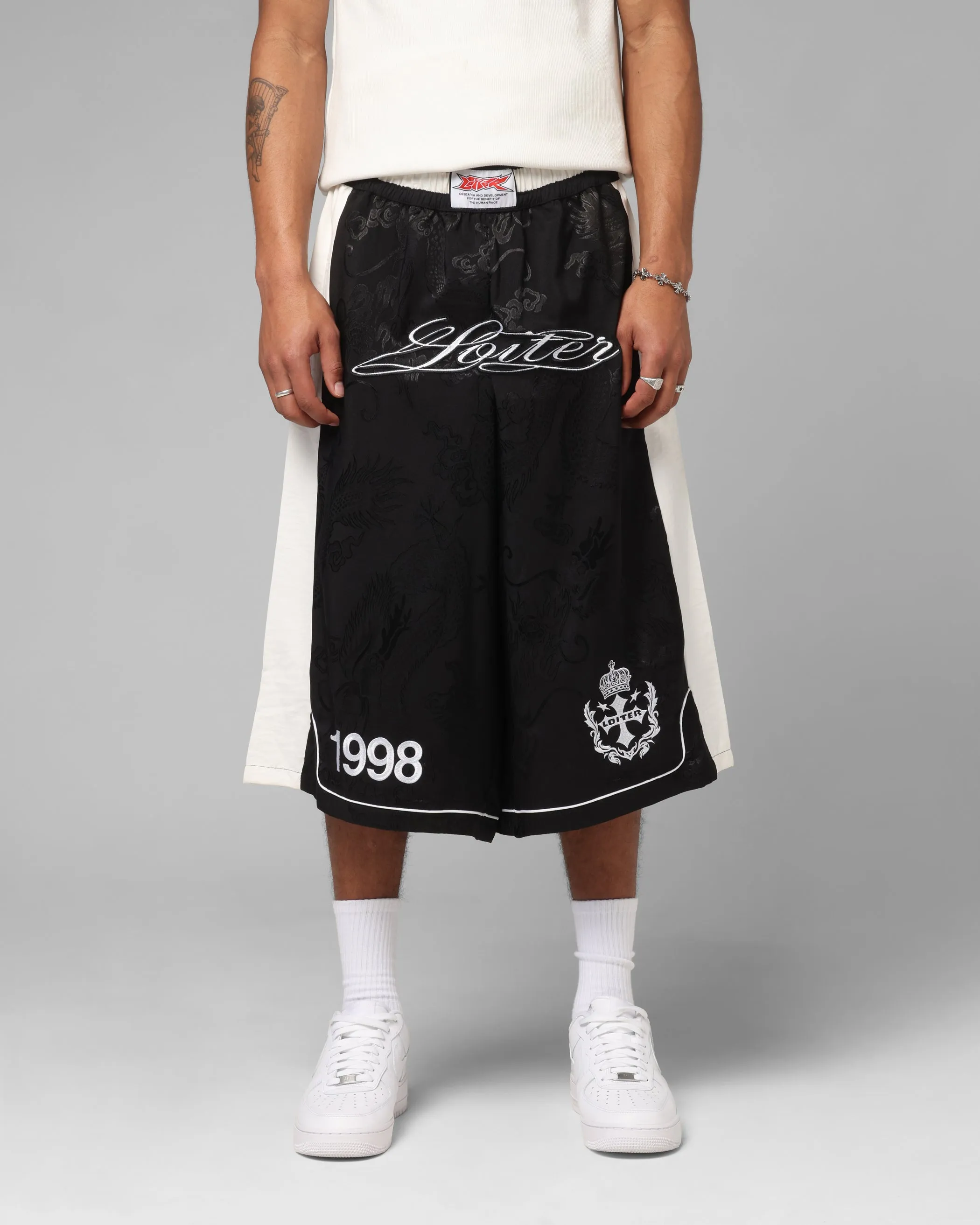 Loiter Fight Club 3 Quarter Shorts Black sold by Culture Kings