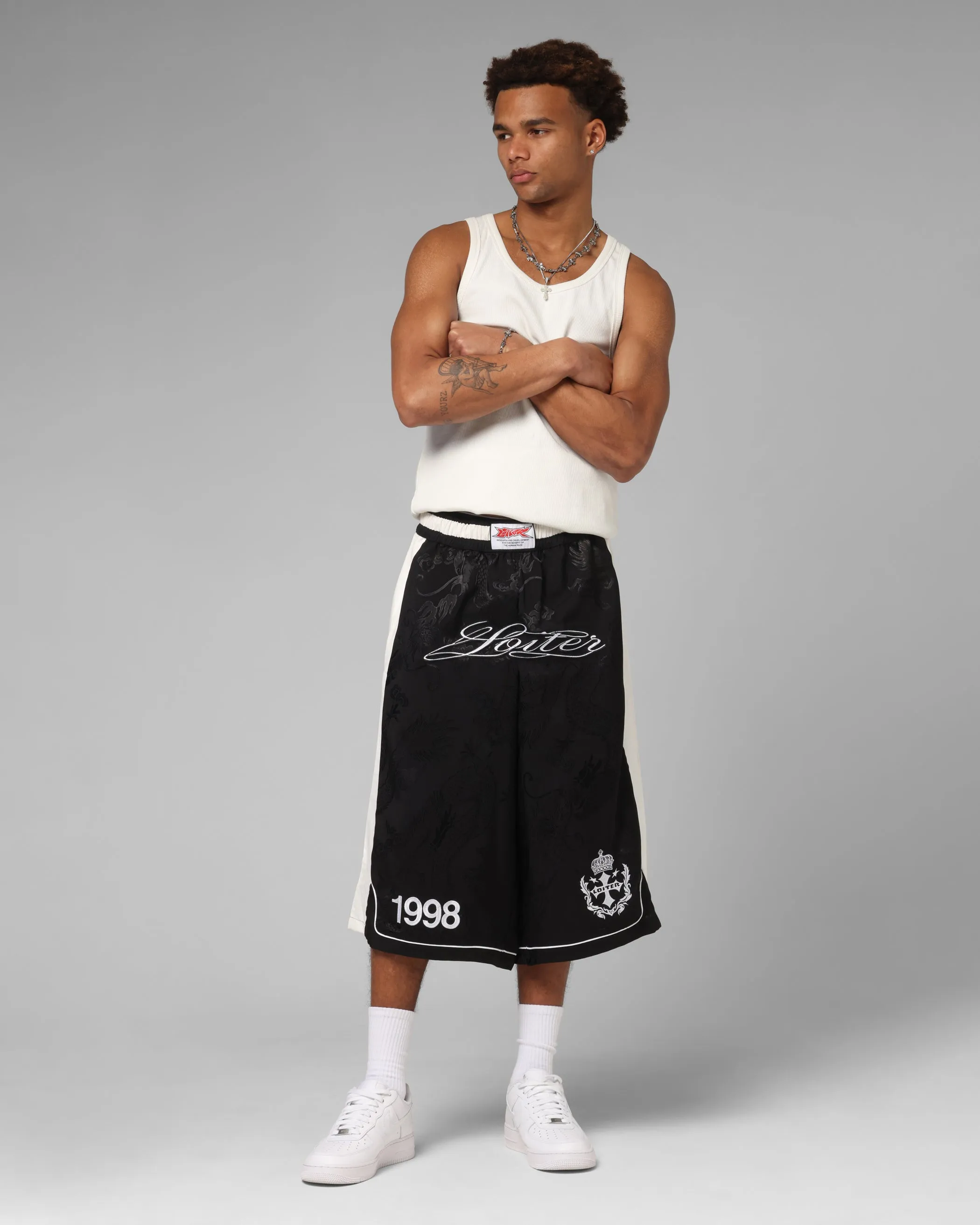 Loiter Fight Club 3 Quarter Shorts Black sold by Culture Kings product image thumbnail 2