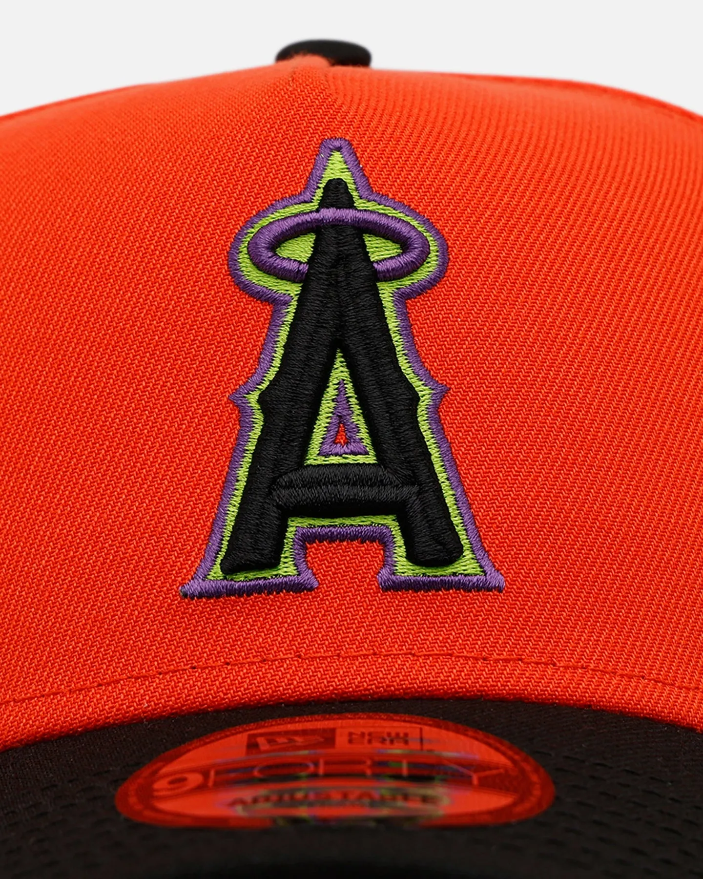 New Era Los Angeles Angels 'Halloween' 9FORTY A-Frame Snapback Orange/Black sold by Culture Kings product image thumbnail 5