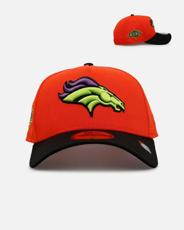 New Era Denver Broncos 'Halloween' 9FORTY A-Frame Snapback Orange/Black sold by Culture Kings