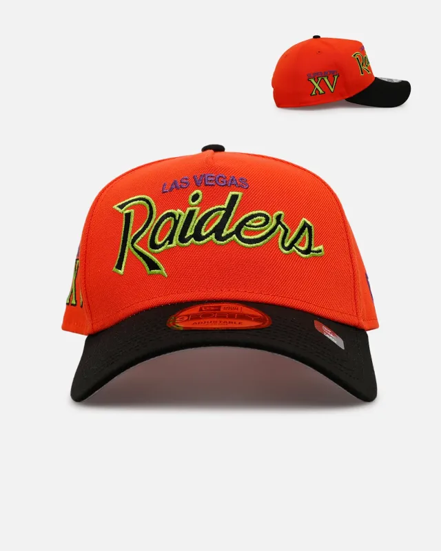 New Era Las Vegas Raiders 'Halloween' 9FORTY A-Frame Snapback Orange/Black sold by Culture Kings