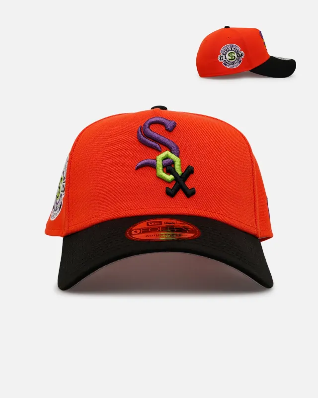 New Era Chicago White Sox 'Halloween' 9FORTY A-Frame Snapback Orange/Black sold by Culture Kings