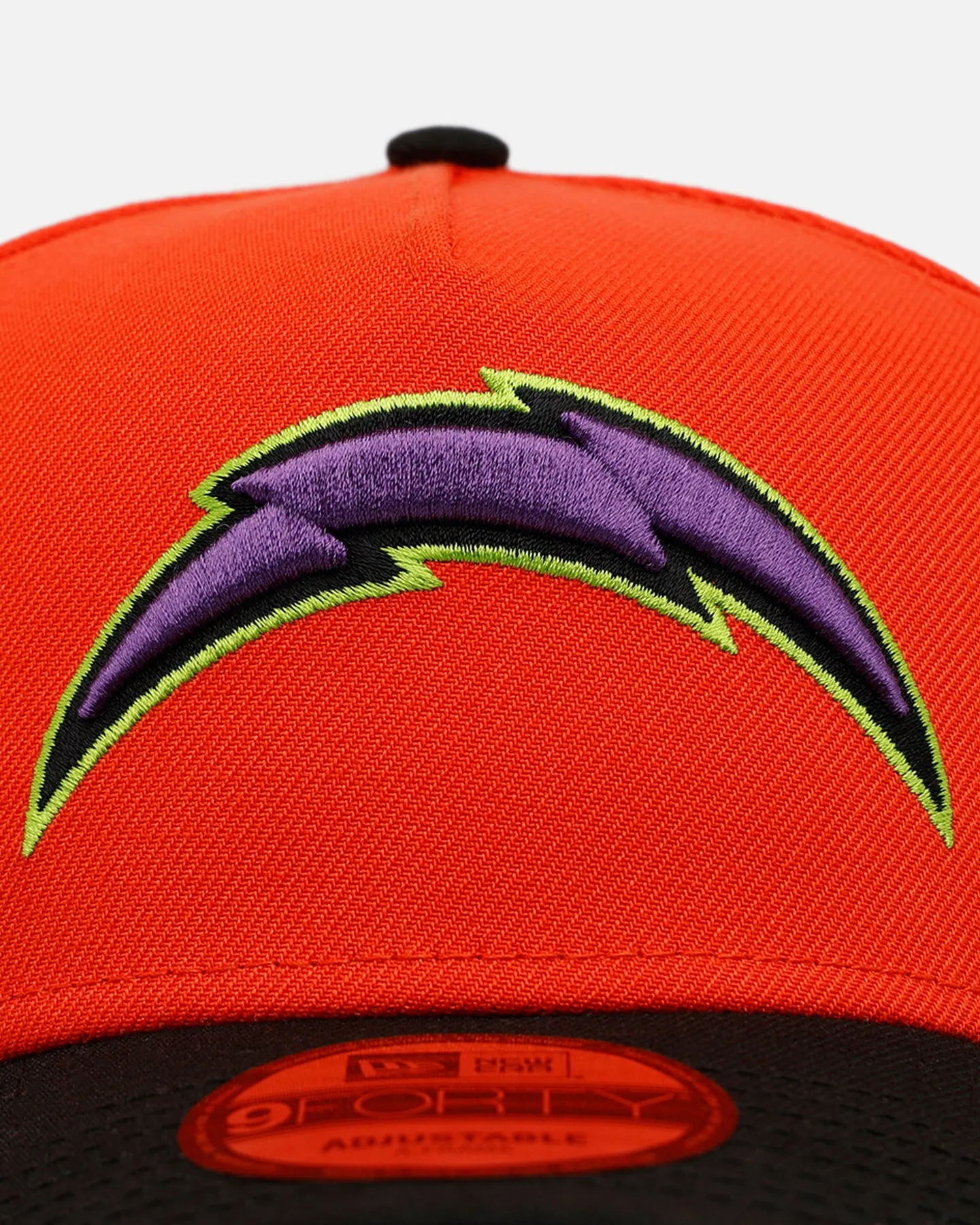 New Era Los Angeles Chargers 'Halloween' 9FORTY A-Frame Snapback Orange/Black sold by Culture Kings product image thumbnail 5
