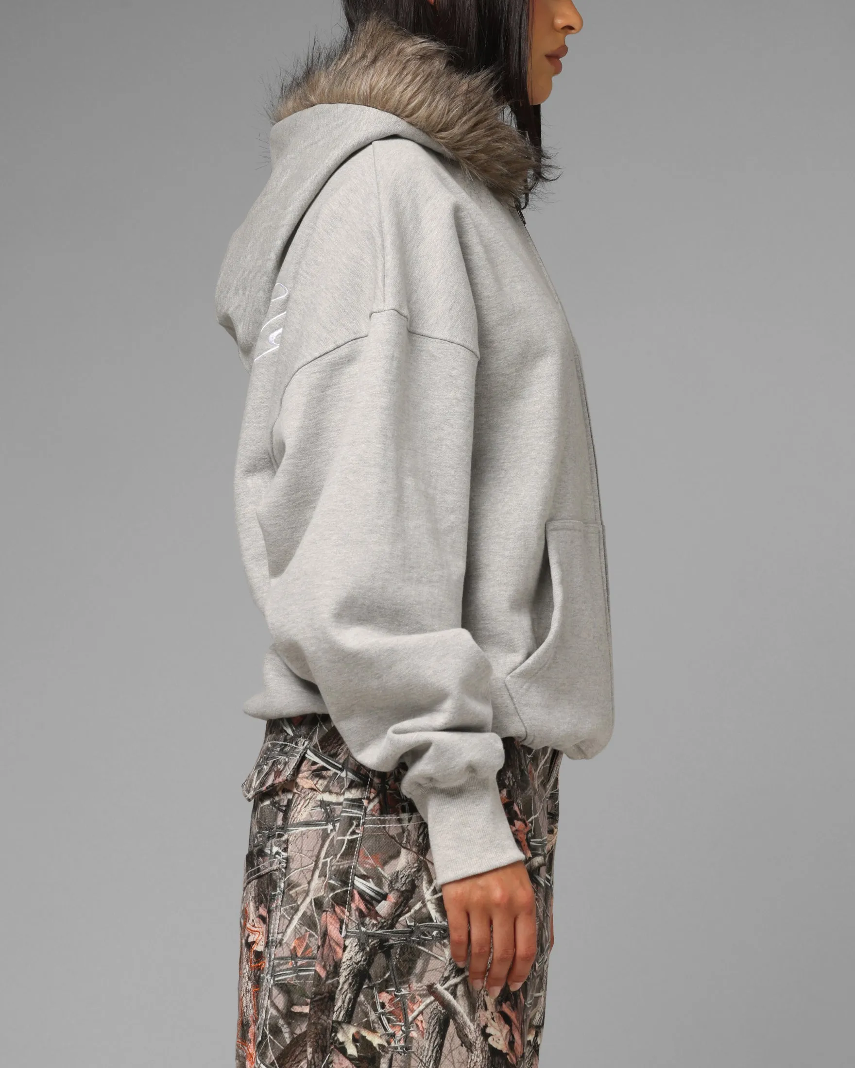 Loiter Purity Zip Hoodie Grey sold by Culture Kings product image thumbnail 5