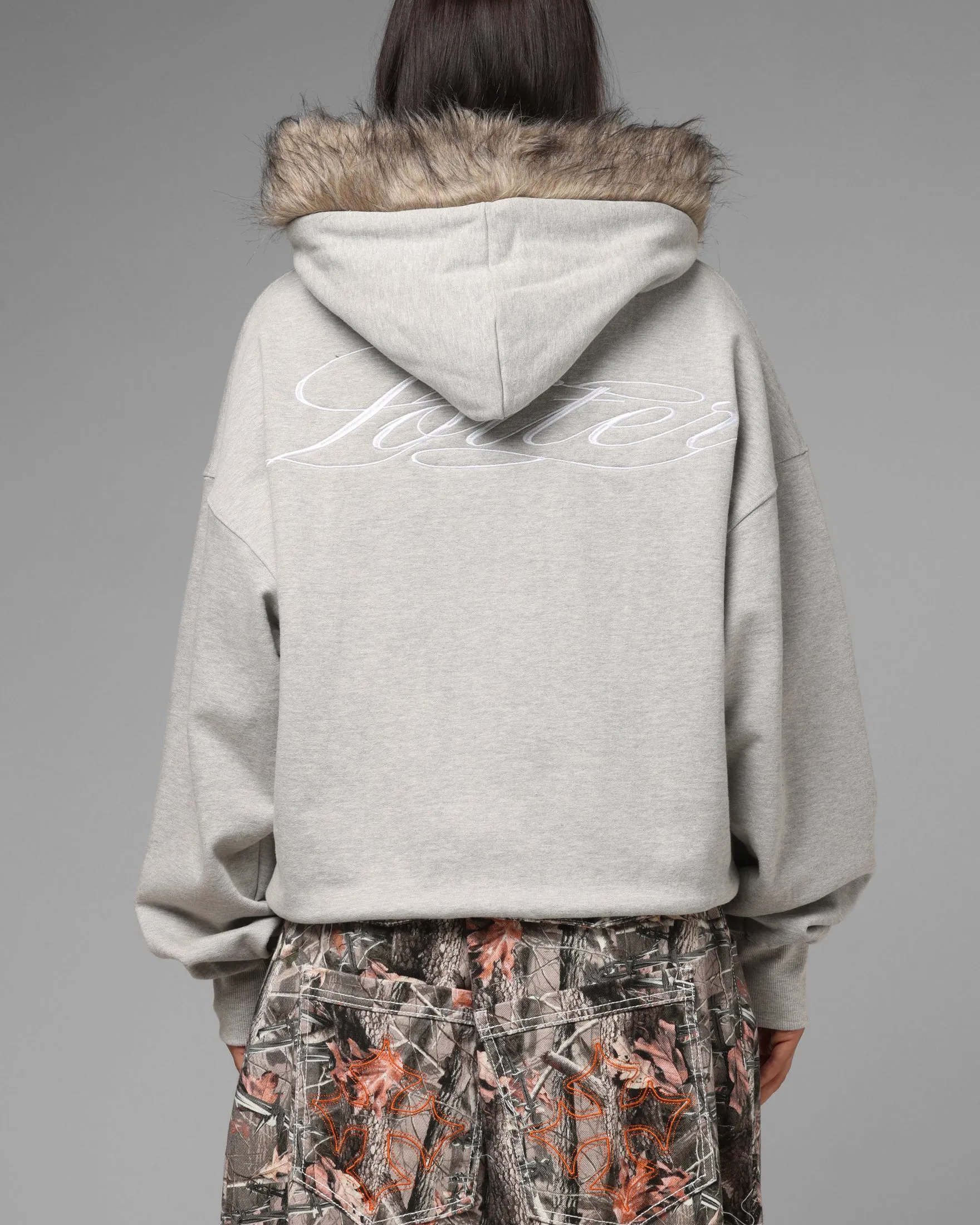 Loiter Purity Zip Hoodie Grey sold by Culture Kings product image thumbnail 2